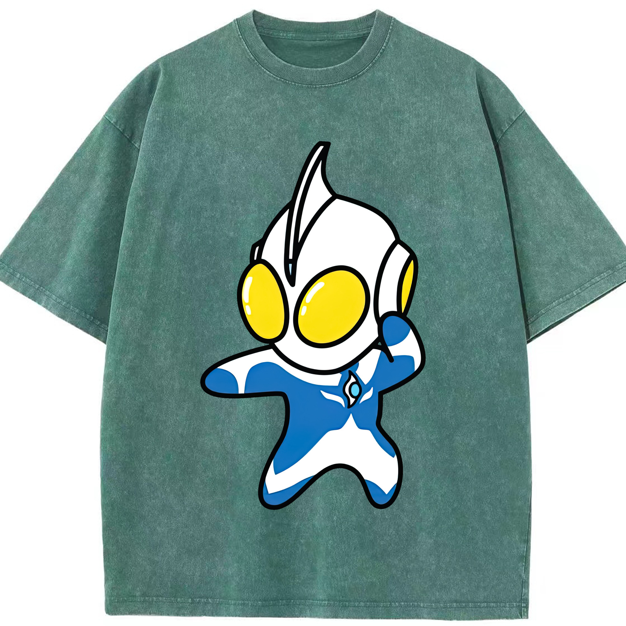 （画像用） ウルトラマン Ultraman 綿100% ヴィンテージ風 半袖Tシャツ（フロントプリント）